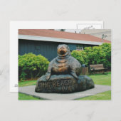 ロングビーチWaの木のセイウチ ポストカード (正面/裏面)