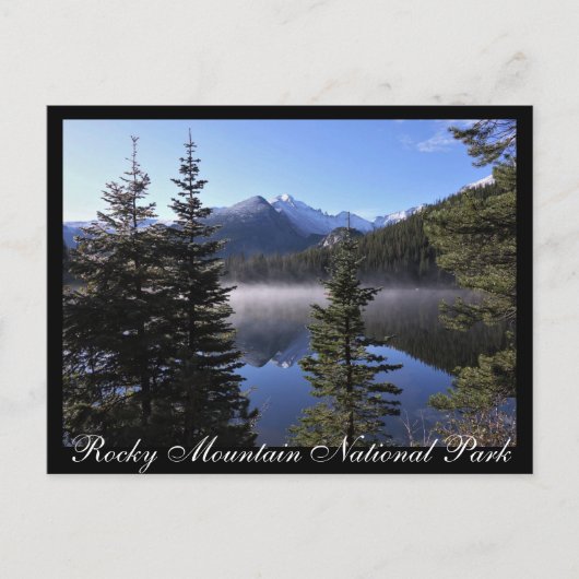 ロングピークインベアーレイクロッキーマウンテンナトルパーク ポストカード (正面)