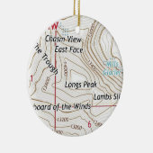 ロングピークコロラドフォーティナー セラミックオーナメント (右)