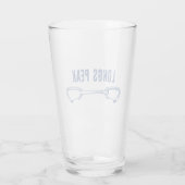 ロングピークコロラド登山クイックドロー タンブラーグラス (裏面)