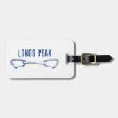 ロングピークコロラド登山クイックドロー ラゲッジタグ (正面横)