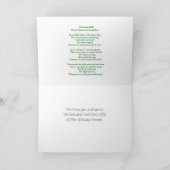 ロングフェローのクリスマスベルカード シーズンカード (内部)