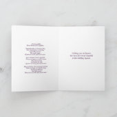 ロングフェローのクリスマスベルカード シーズンカード (内部)