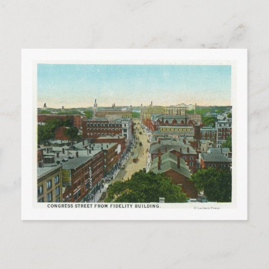 ロングフェローの家の外観 ポストカード (正面)