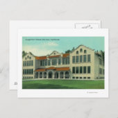 ロングフェロースクールの外観 ポストカード (正面/裏面)