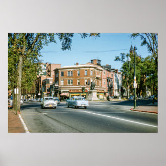 ロングフェロー広場1950年代 ポスター