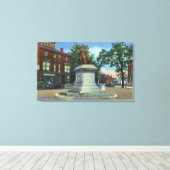 ロングフェロー広場 キャンバスプリント (インサイチュ (ウッドフロア))