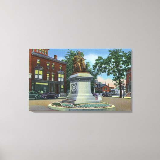 ロングフェロー広場 キャンバスプリント (正面)