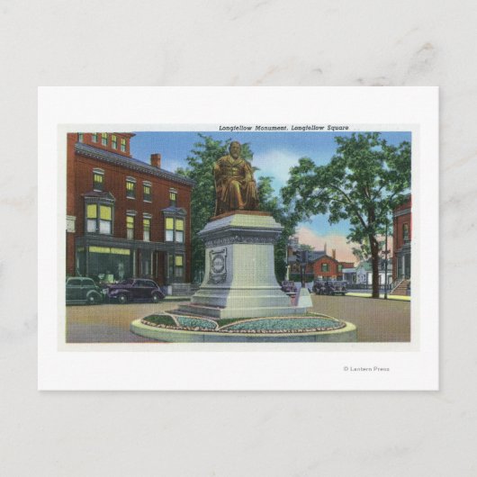 ロングフェロー広場 ポストカード (正面)