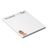 ロングフォールドダシュントパパ ノートパッド (アングル)