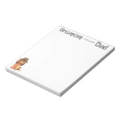 ロングフォールドダシュントパパ ノートパッド (回転)