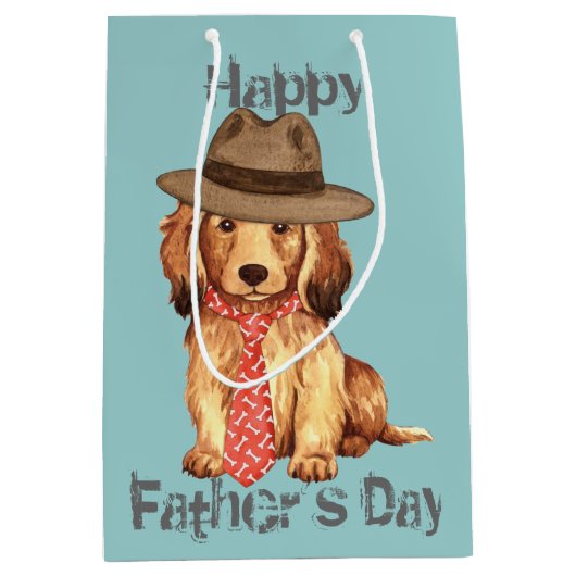 ロングフォールドダシュントパパ ミディアムペーパーバッグ (正面)