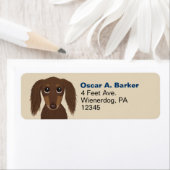 ロングフォールドチョコレートダシュント差出人住所 ラベル (インサイチュ)