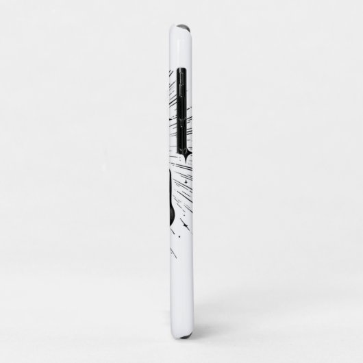 ロングブラック爪、 ネイル&クリスタルエネルギー魔法ヴィンテージ Case-Mate iPhoneケース (裏面/左)