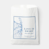 ロングブランチエレガントニュージャージー結婚地図 フェイバーバッグ (正面)