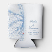 ロングブランチニュージャージー結婚式の引き出物飲料 缶クーラー (正面)