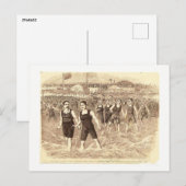 ロングブランチNJ、スイミングマッチ1874 ポストカード (正面/裏面)