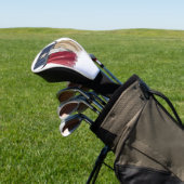 ロングブルスカル動揺して擦り切れたテキサス州国旗 ゴルフヘッドカバー (インサイチュ)