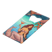 ロングヘアのマーティーニMermaid Thunder_Cove クレジットカード栓抜き (正面アングル)