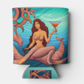 ロングヘアのマーティーニMermaid Thunder_Cove 缶クーラー (裏面)