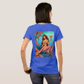 ロングヘアのマーティーニMermaid Thunder_Cove Tシャツ (裏面フル)