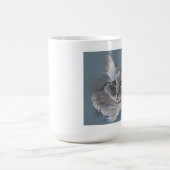 ロングヘアキャットマグ コーヒーマグカップ (中央)