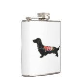 ロングヘアダシュンドボヘミアンフローラシルエット フラスク (右)