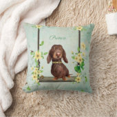 ロングヘアダックシュント春装飾用クッション クッション (ブランケット)