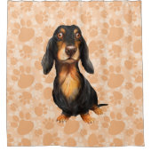 ロングヘアダックスシャントシャワーカーテン シャワーカーテン (正面)