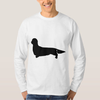 ロングヘアダッシュンドメンズ長袖 Tシャツ