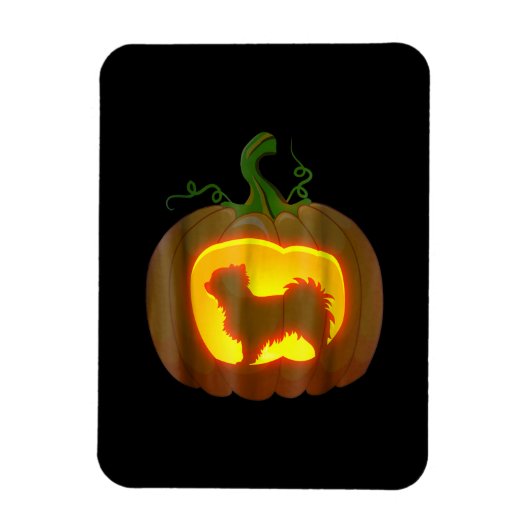 ロングヘアチワホアハロウィーン マグネット (縦)