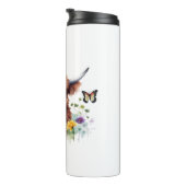 ロングヘアハイランドベビークラシック牛Tシャツ タンブラー (回転右)