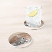 ロングヘアブルーロシアのキャットバイシャーリー・テイラー コースター (側面)