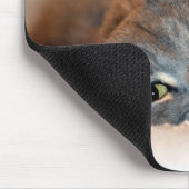 ロングヘアブルーロシアのキャットバイシャーリー・テイラー マウスパッド (コーナー)