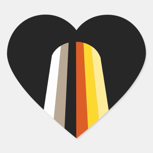 ロングヘアプライド ハートシール (正面)