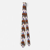 ロングヘアレッドダシュント ネクタイ (正面)