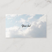 ロングヘア美しい 名刺 (裏面)