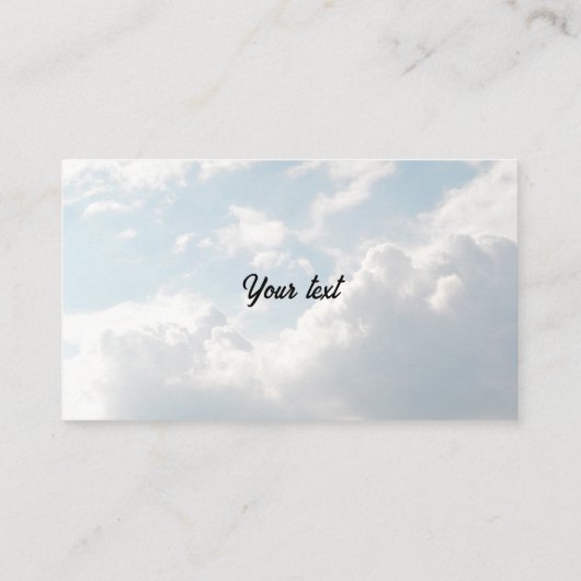 ロングヘア美しい 名刺 (裏面)