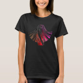 ロングヘア美しいTシャツ Tシャツ (正面)