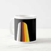 ロングヘア・プライド旗 コーヒーマグカップ (正面左)