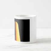 ロングヘア・プライド旗 コーヒーマグカップ (中央)