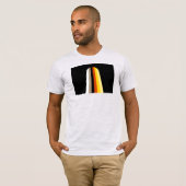 ロングヘア・プライド旗 Tシャツ (正面フル)