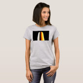 ロングヘア・プライド旗 Tシャツ (正面フル)
