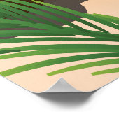 ロングベイビーチジャマイカ旅行ポスター ポスター (角)