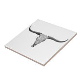 ロングホーンスカル タイル (側面)