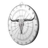 ロングホーンスカル ダーツボード (正面右)