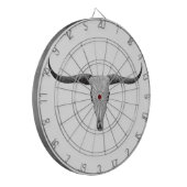 ロングホーンスカル ダーツボード (正面左)