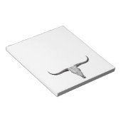 ロングホーンスカル ノートパッド (アングル)