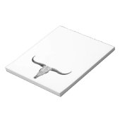 ロングホーンスカル ノートパッド (回転)