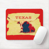ロングホーンテキサス州アートマウスパッド マウスパッド (マウス)